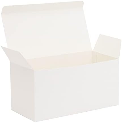 Juvale 20 Pack White Gift Boxes with Lids