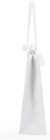 SHYRABBIT 10pcs White Gift Bags with Handles