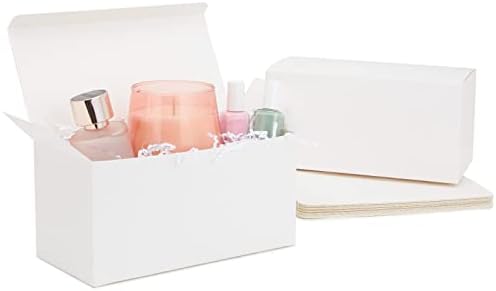 Juvale 20 Pack White Gift Boxes with Lids