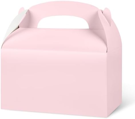 DjinnGlory 36 Pink Party Favor Boxes with Handle