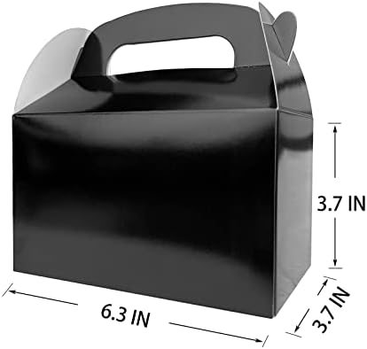 HKLMRO 35 Pc Black Candy Treat Boxes for Party