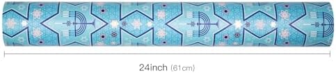 RUSPEPA Hanukkah Wrapping Paper Jumbo Roll 24x100ft