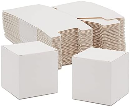 Juvale 100-Pack White 3x3x3 Gift Boxes with Lids