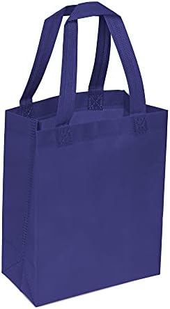 ZENPAC Small Reusable Gift Bags with Handles - 12 Pack