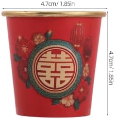 Garneck 50 Pack Paper Cups for Wedding Party Decorations