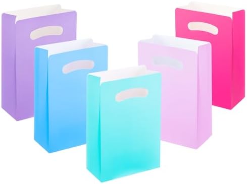 UnicoPak 15 Pack Pastel Goodie Bags for Birthday Party