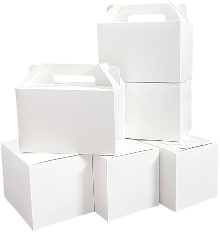 Unarty 30 Pcs Large Gable Treat Boxes