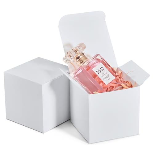 Mesha 3x3x3 Inch 100pc Cardboard Gift Boxes with Lids