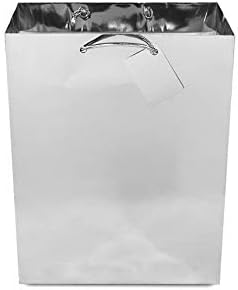 OccasionALL Small Gift Bags with Metallic Handles 12 Pack