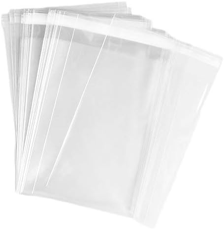 200 Pcs 6x9 Clear Resealable Cellophane Bags for Bakery Candies Cookies