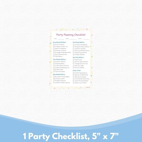 Unique Bluey Birthday Party Supplies Set - 24 Plastic Bags Checklist