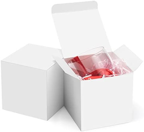 ValBox 4x4x4 White Gift Boxes 50PCS