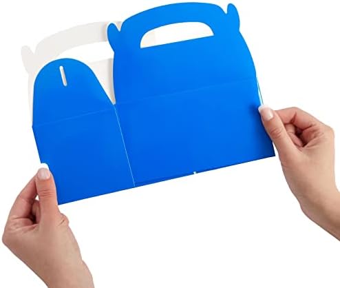 BLUE PANDA 24 Pack Rainbow Gable Boxes for Party Favors