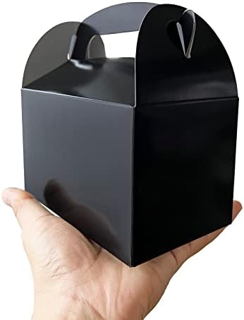 HKLMRO 35 Pc Black Candy Treat Boxes for Party