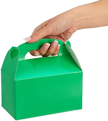 BLUE PANDA 24 Pack Rainbow Gable Boxes for Party Favors