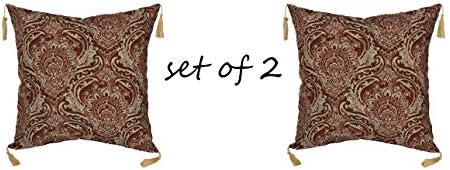 Comfort Classics Outdoors Venice Throw Pillow Set of 2 16x16x4