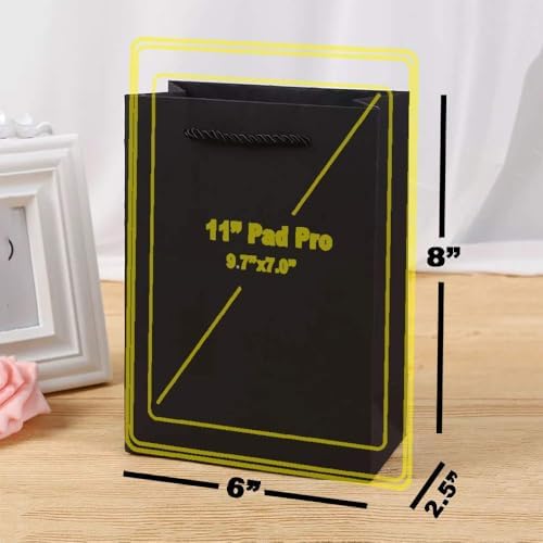 SHIPKEY 10 Pack Small Black Gift Bags
