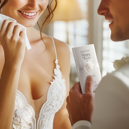 Callie Custom Wedding Tissues Pack with Names and Date