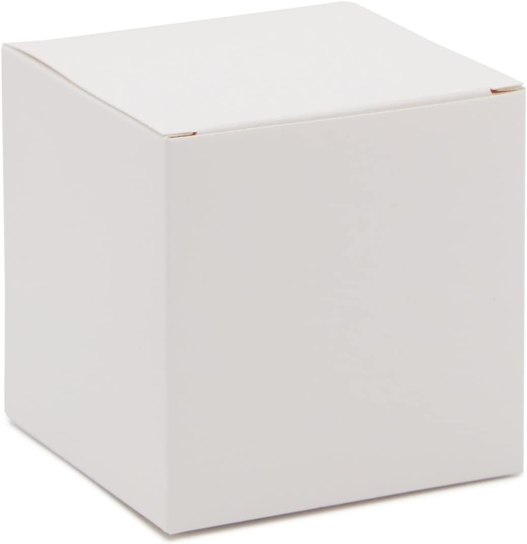 Juvale 100-Pack White 3x3x3 Gift Boxes with Lids