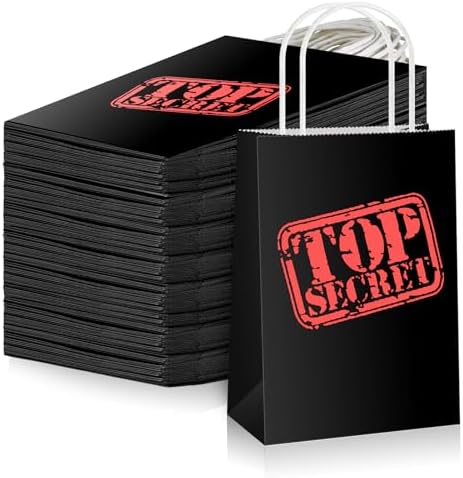 Lincia 32 Piece Top Secret Party Favor Bags