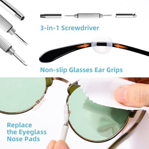 Edglete Glasses Cleaner Kit with Anti Fog Spray and Microfiber Cloth