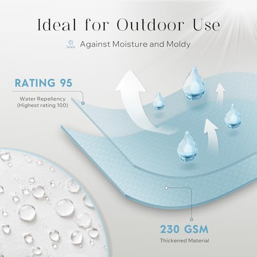 Phantoscope Waterproof Pillow Inserts Pack of 2