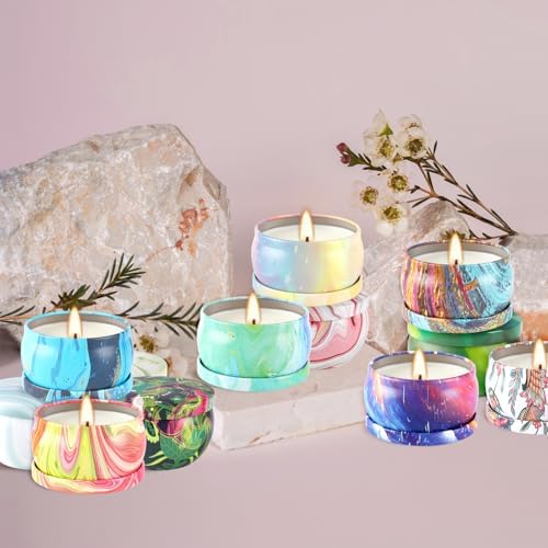 Onebird Set of 36 Aromatherapy Candles with Natural Soy Wax and Essential Oils