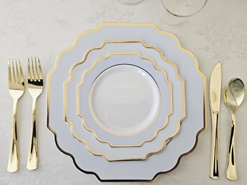 OCCASIONS FINEST 50 Plate Set Wedding Party