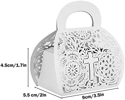 25PCS Shiny Cross Favor Boxes for Parties