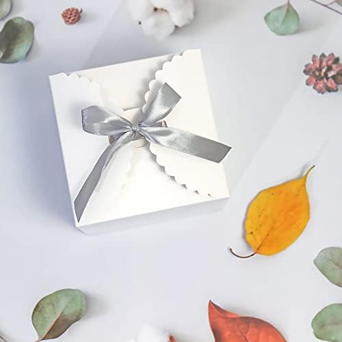 WEWILUCK 10 PCS Small White Gift Boxes with Lids