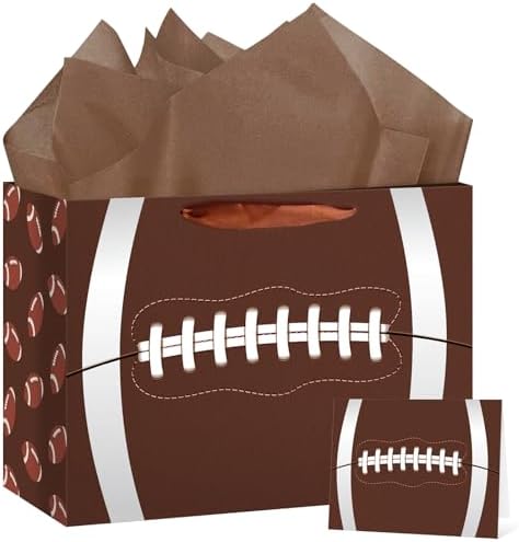 Hooqict Football Gift Bag Set for Boys Birthday Party