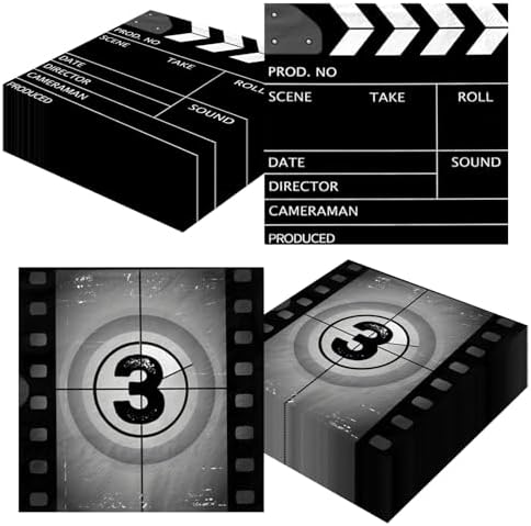 Movie Night Party Napkins - 40Pcs Themed Decor