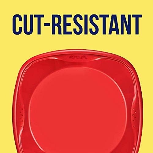 SOLO Red Plastic Plates 10in 30 Count Pack of 4