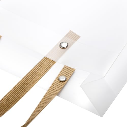 40 Pieces Clear Gift Bags with Handles
