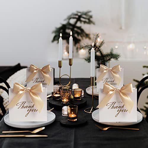 DECHISY 24 Pack Small Gift Bags with Gold Bow 1