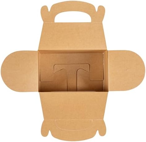 Restaurantware Bio Tek Gable Boxes 6x35x35 Inch Clear PET Window Gift Boxes