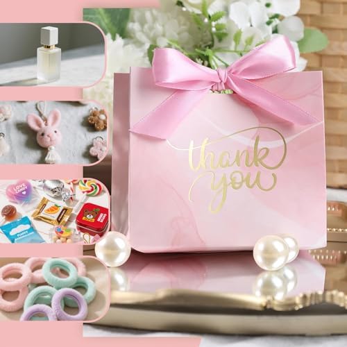 VGOODALL 24PCS Mini Party Favor Bags with Bow Ribbon for Events