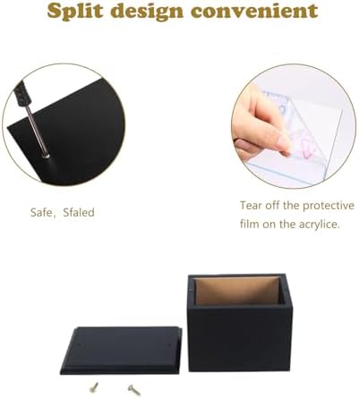 Wooden Cremation Urn With Photo Frame For Human Ashes