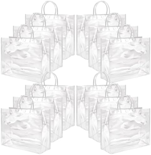 BadenBach Extra Large Clear Gift Bags with Handles