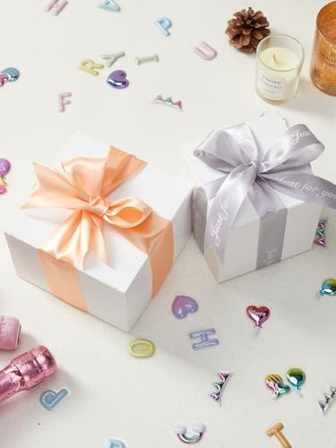 Eupako 4x4x4 White Kraft Gift Boxes 25 Pack