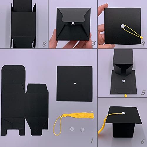 Suponey 30 Pcs Graduation Gift Boxes with Tassels