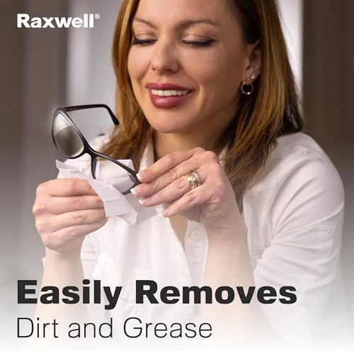 Raxwell Eyeglasses Cleaner Wipes 100 Count