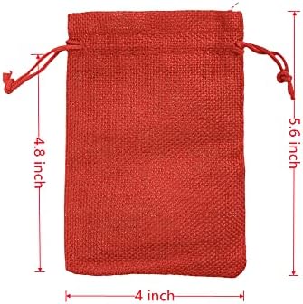 Palmhomee 20 Pack Burlap Gift Bags with Drawstring