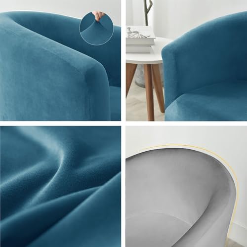 Velvet Club Chair Slipcover for High Stretch Furniture