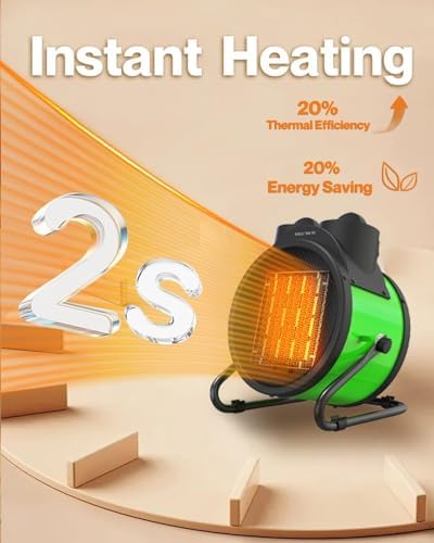 AOBMAXET 1500W PTC Electric Outdoor Heater