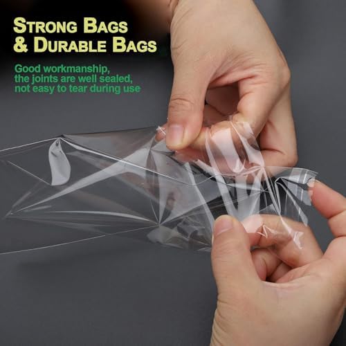 50 Pcs Clear 10 x 13 Self Seal Cellophane Bags
