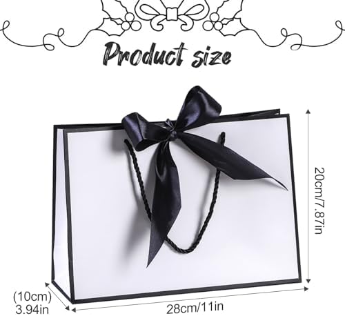 SJORHNUS Gift Paper Bags with Handles 12 Pack