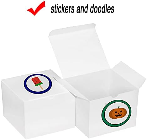 30PCS White Kraft Gift Boxes for Birthday Party