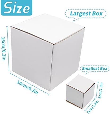 KeaJuidy 12pcs Nested Prank Gift Boxes Set