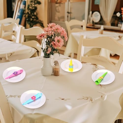 200 Pcs Hawaiian Luau Cutlery Set with Napkins